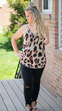 Be Scene Leopard Knit Tank Top - Fate & Co. This leopard print knit tank is one of a kind. It's the perfect stand alone statement top or can be layered beautifully under a blazer, cardigan or jacket! It features a relaxed fit, soft and lightweight stretch knit fabric, and a round hem with extended length. Pair it with your favorite black shorts or jeans and sandals for a classy yet fun summer look!  95% Polyester 5% Spandex  Color: Brown Leopard